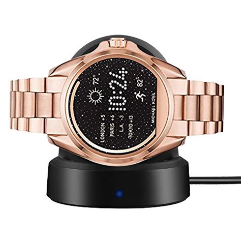 michael kors black smartwatch charger|Michael Kors access bradshaw charger.